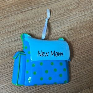 New Mom Ornament (boy)